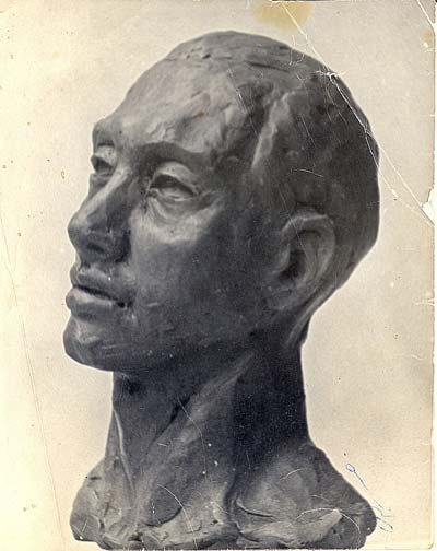Владимир Фоменко. Николай Рубцов (эскиз скульптуры для музея Н.Рубцова), 1981