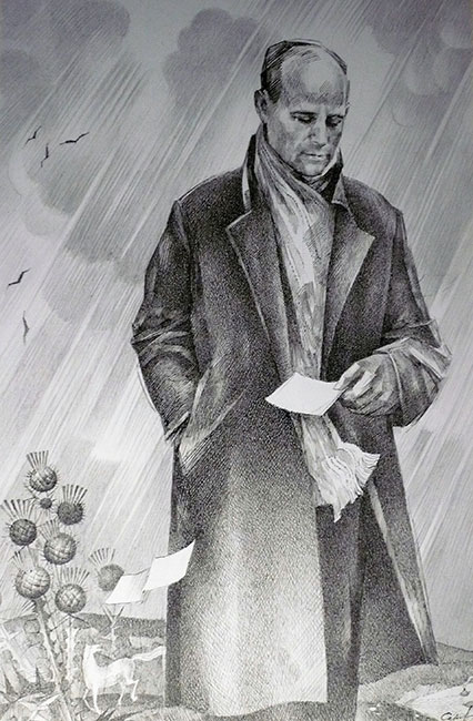 Владислав Сергеев. Поэт. Карандаш, тушь (из коллекции Сергея Лагерева)