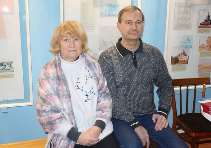 Попечители музея Тамара Данилова и Алексей Тищенко