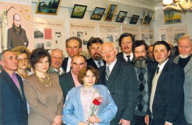 Экспозиционный зал Литературного музея поэта Николая Рубцова