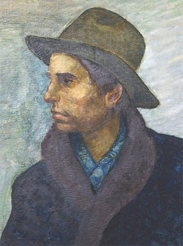 Леонид Круль. Портрет Николая Рубцова. 1986 г.