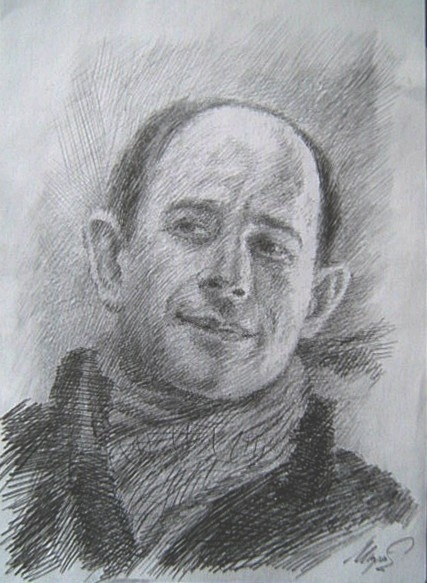 Евгений Мартышев. Николай Рубцов. 1981 г.