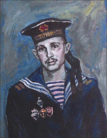 Владимир Корбаков. Старшина 2-й статьи Николай Рубцов. 1997 г.