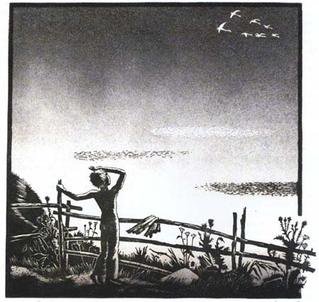 Юрий Воронов. Детство. Из серии Лирика Рубцова. 1981 г.