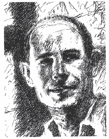Евгений Мартышев. Николай Рубцов. 1980 г.