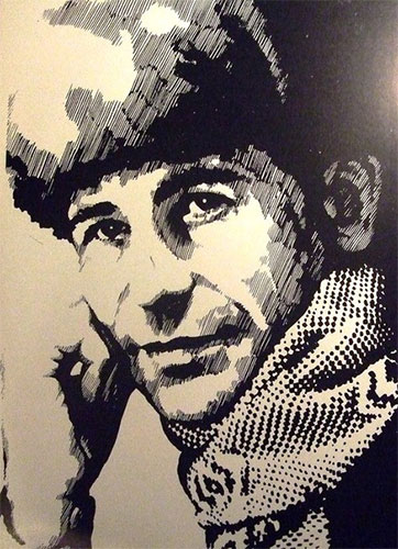 Юрий Селиверстов. Портрет Николая Рубцова. 1980 г.