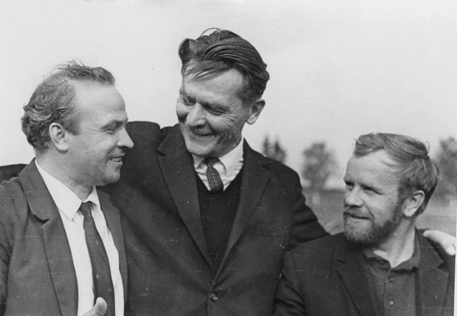 А.А. Романов, А.Я. Яшин и В.И. Белов