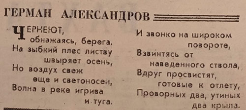 газетная публикация